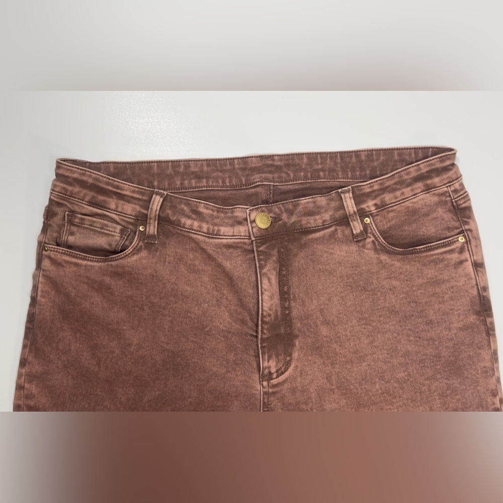 Kut from the Kloth Women's Brown Straight Leg Jeans 💞 - Picture 10 of 16